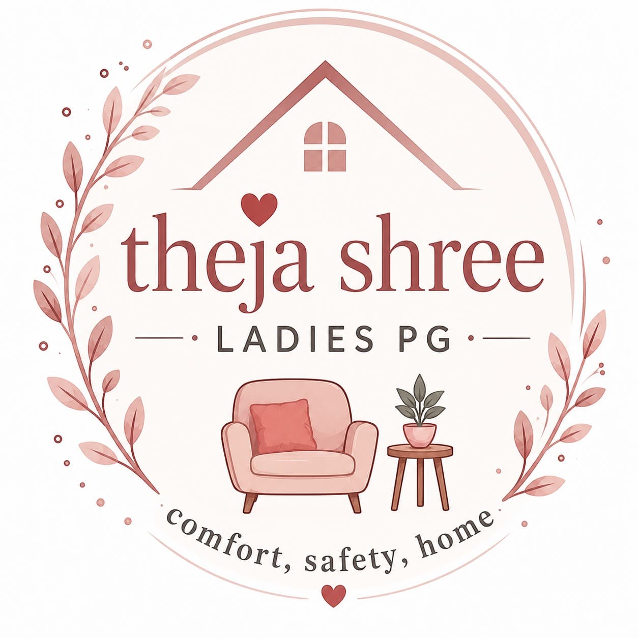 Theja Sree Ladies PG Logo
